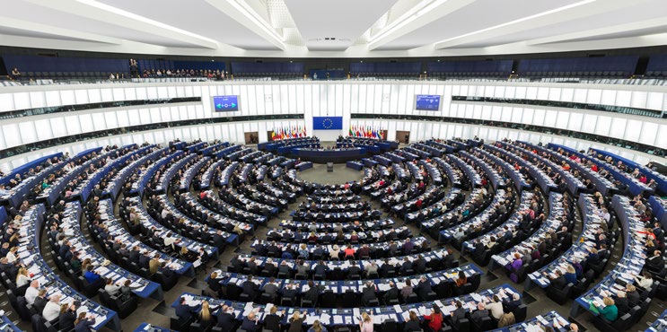 Europa-Parlamentet i Bruxelles.