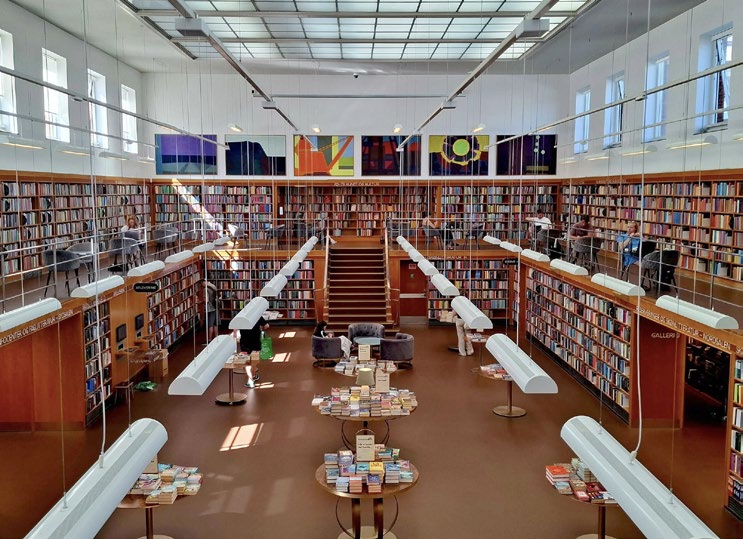 Frederiksberg Bibliotek. Foto: Tue Schou Pedersen.