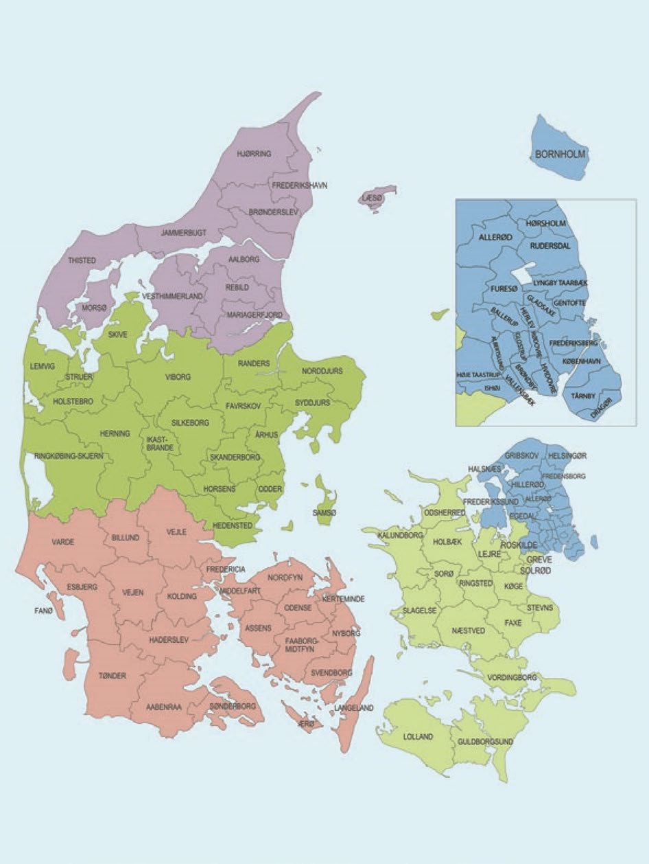 Kommuner i Danmark.